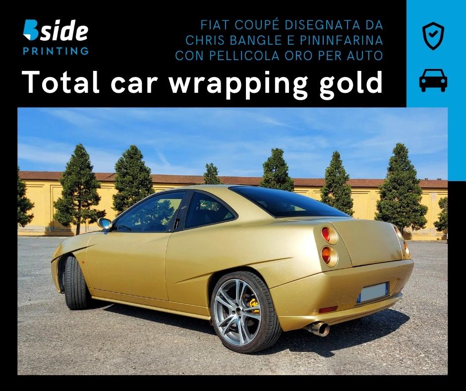 rivestimento dorato oro gold personalizzazione auto