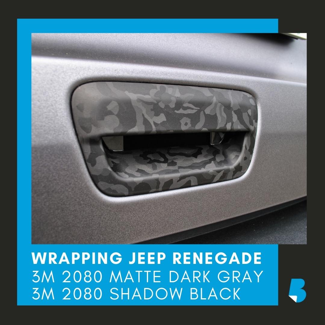 dettagli car wrapping maniglia auto jeep suv