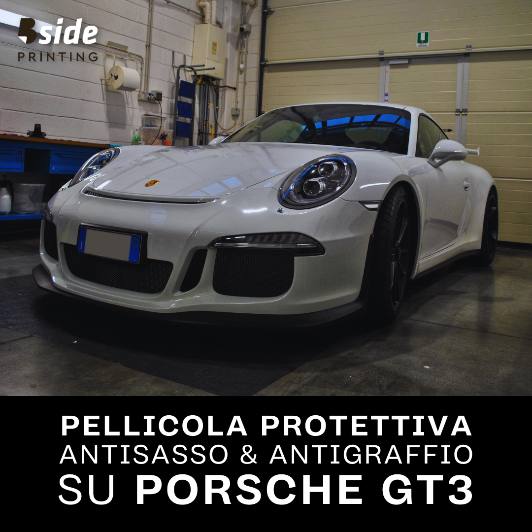 Pellicola protettiva antigraffio antisasso Porsche GT3