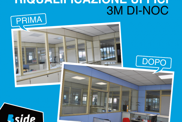 Riqualificazione Uffici con pellicole 3M Di-Noc per interior design