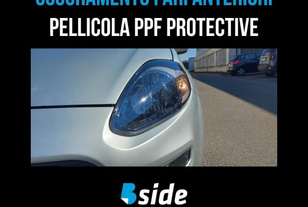 oscuramento fari anteriori pellicola ppf protective protezione fanali auto
