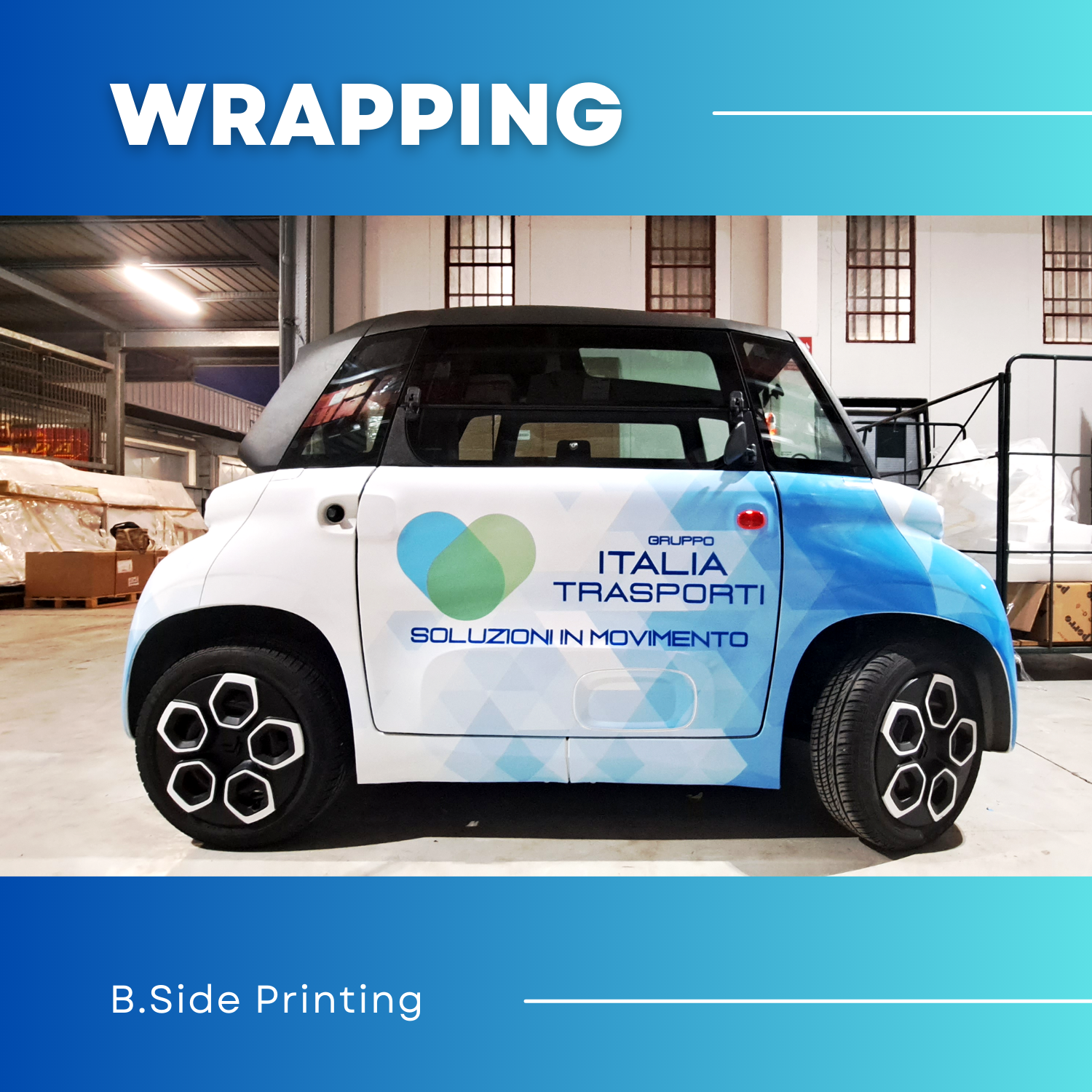car wrapping veicolo aziendale