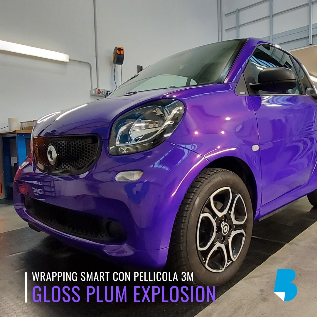 Car Wrapping Smart 3M 1080-GP258 Gloss Plum Explosion