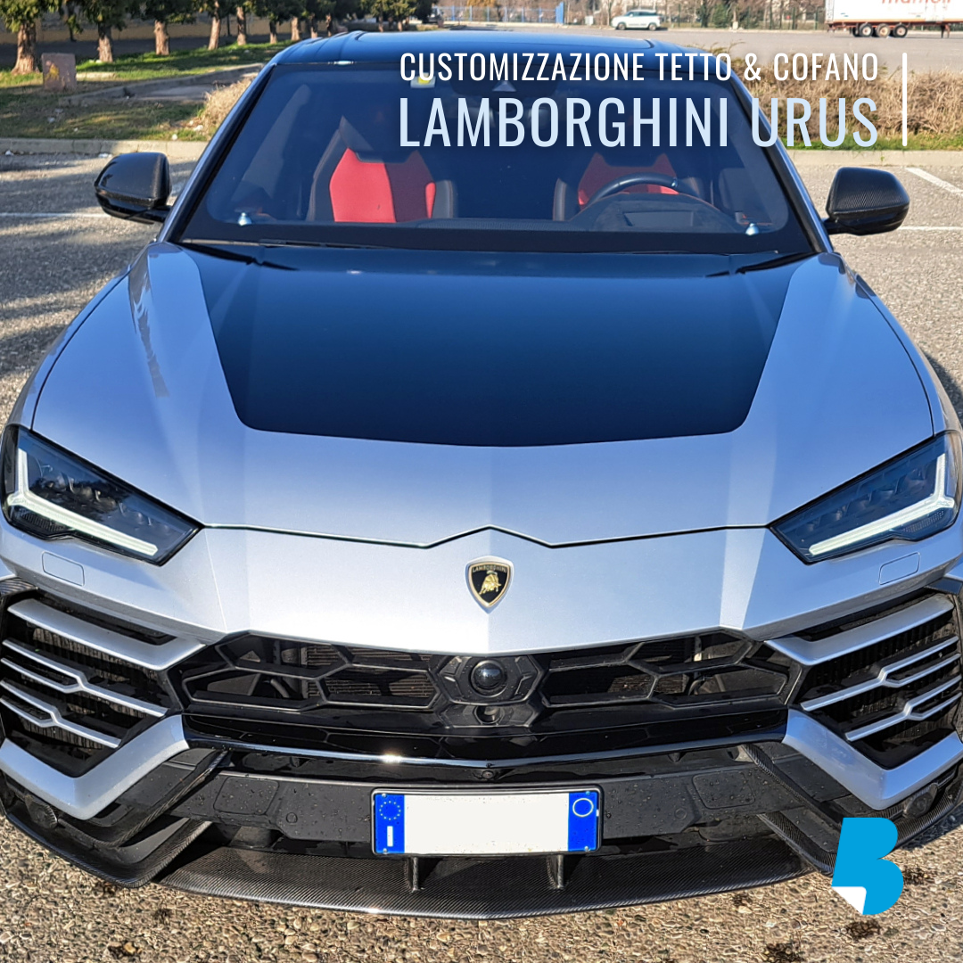 Customizzazione tetto e cofano Lamborghini Urus