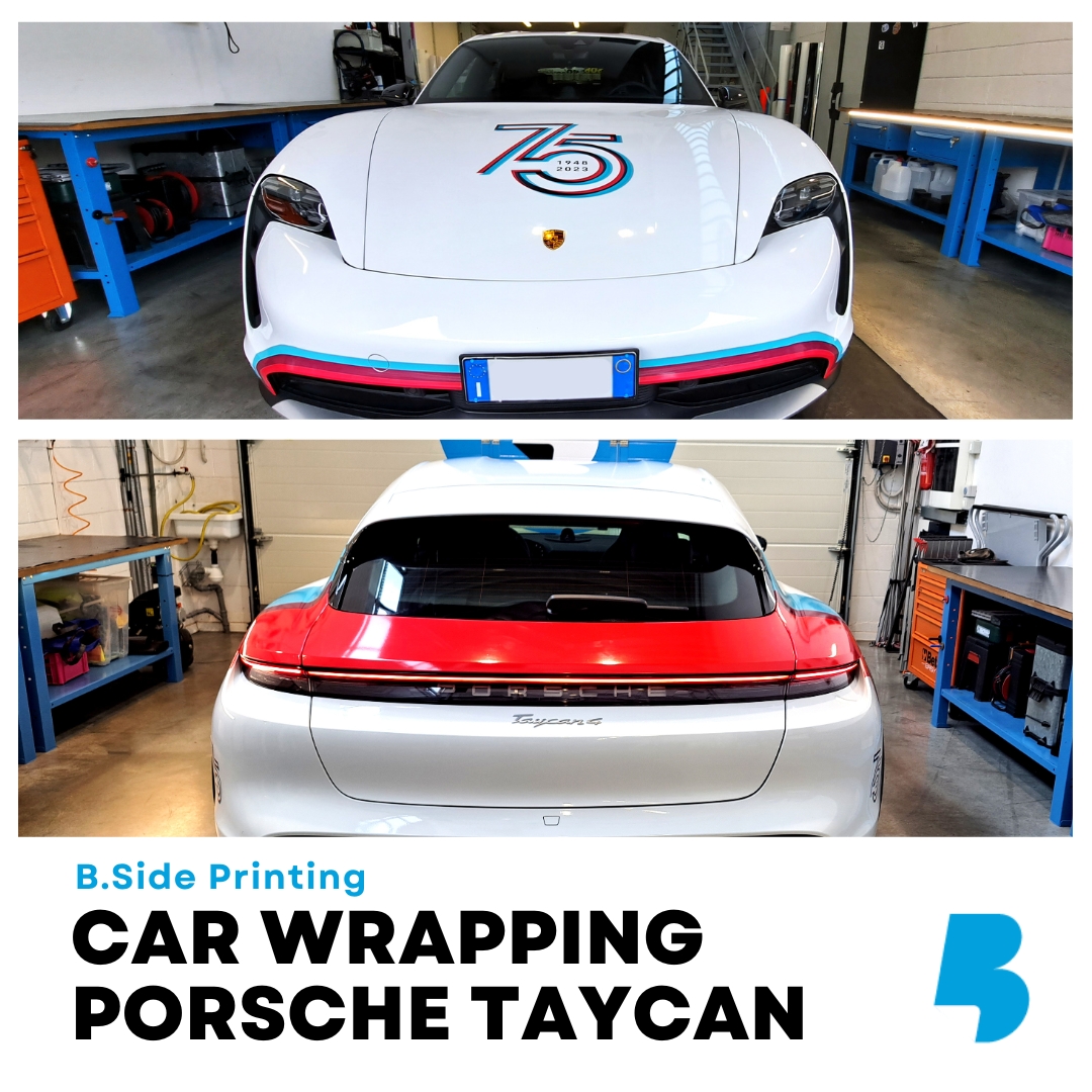 Car Wrapping Porsche Taycan 4