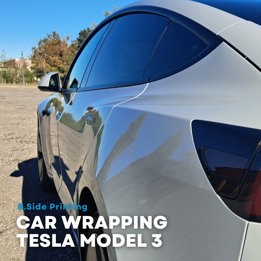 Car Wrapping Tesla Model 3
