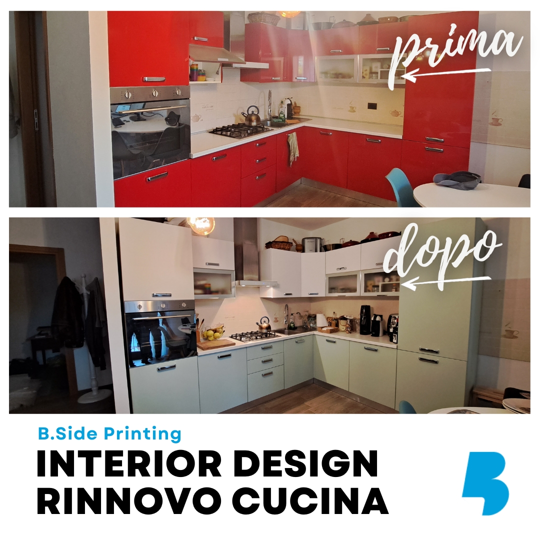 Interior Design rinnovo mobili armadietti cucina