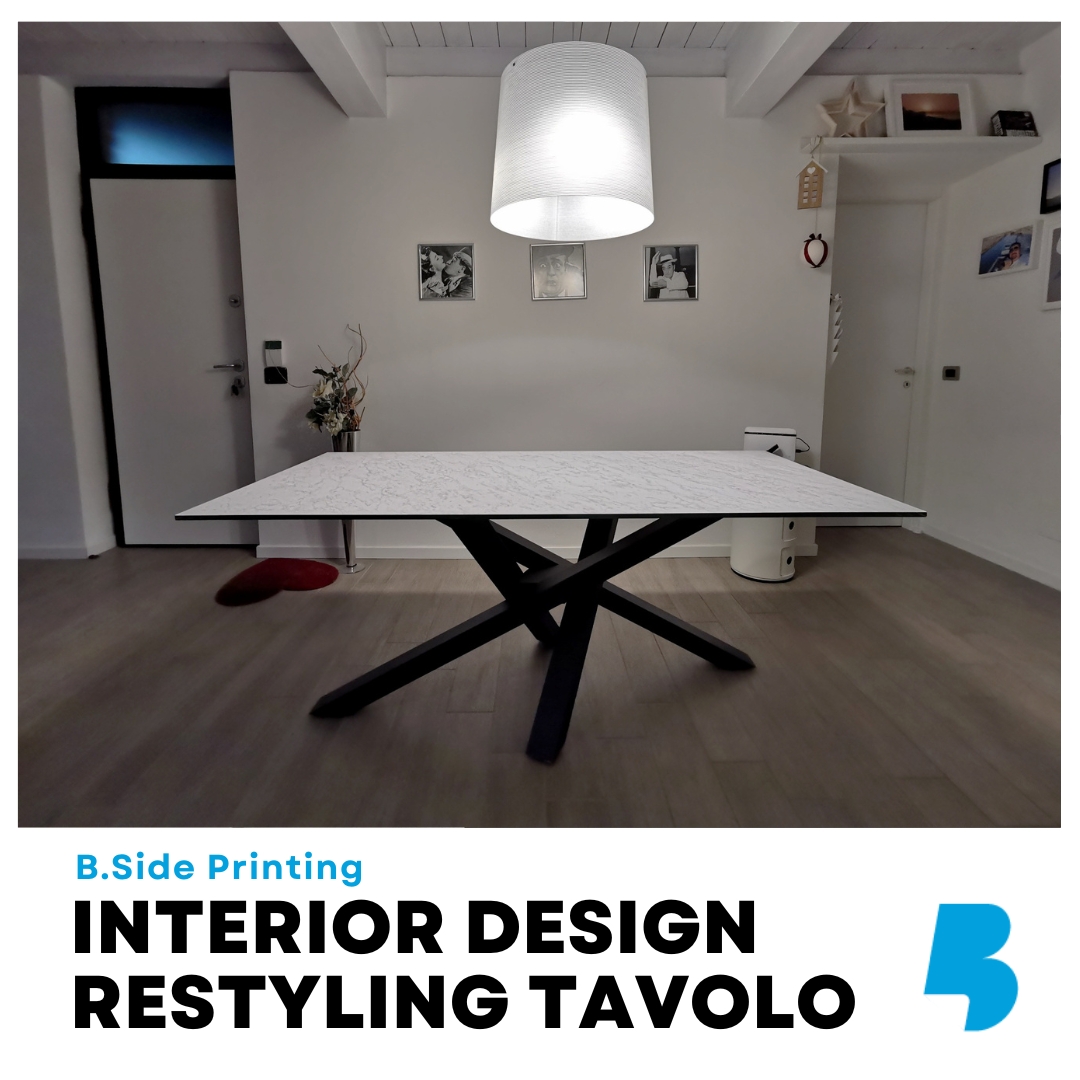 interior design restyling elegante tavolo soggiorno