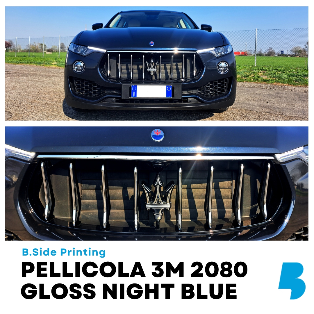 Pellicola per auto 3M serie 2080 colore Gloss midnight Blue
