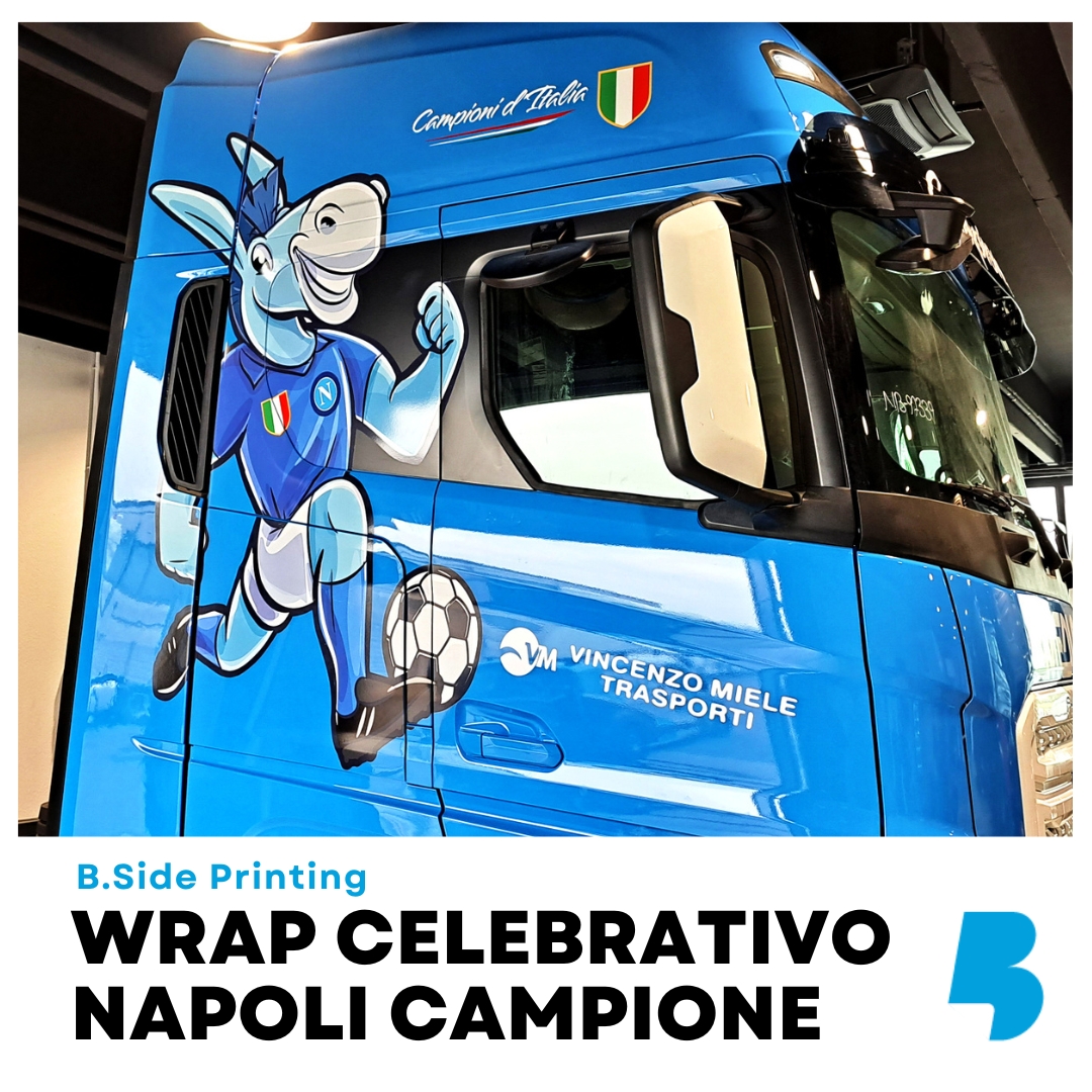 Truck wrapping forza Napoli campione