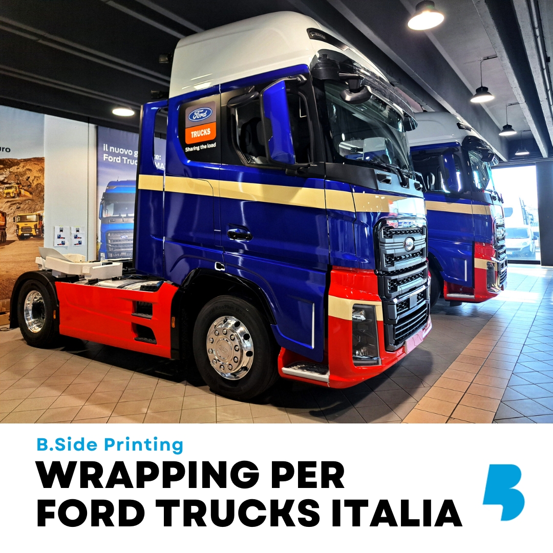 wrapping per concessionaria Ford Trucks Italia a Piacenza