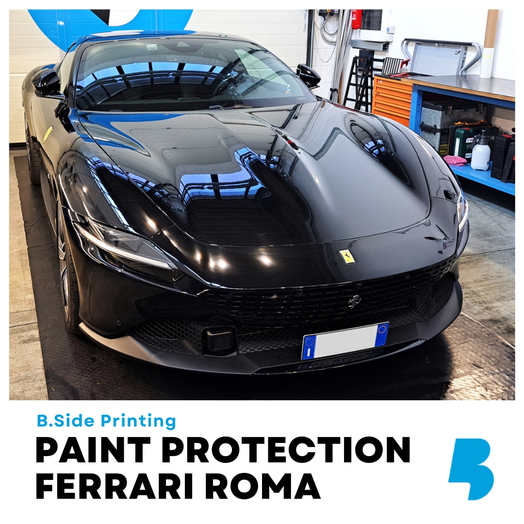 ppf paint protection film ferrari roma