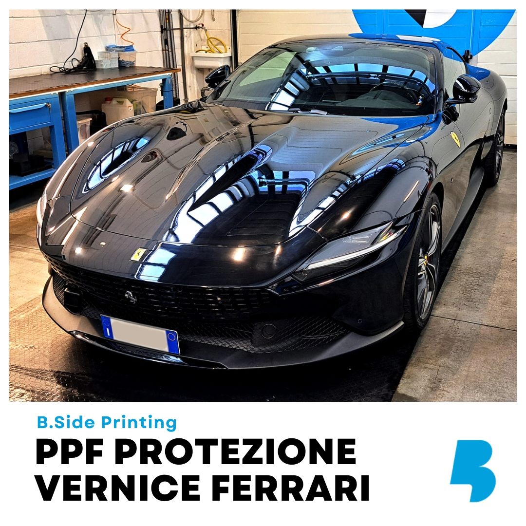ppf protezione vernice Ferrari Roma